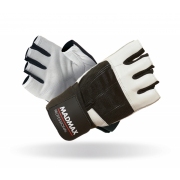 MADMAX Fitness rukavice PROFESSIONAL WHITE MFG269